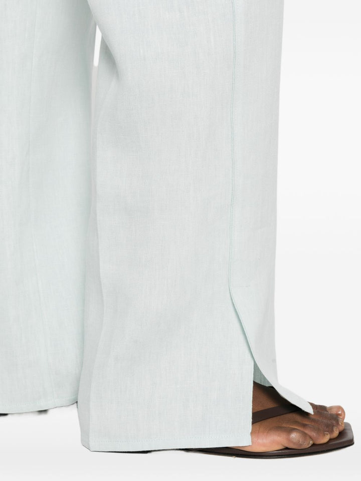 Forte Forte Trousers - Blu e verdi | 66298476b4a930d596ab8f1bee1ed2104bdf10ec