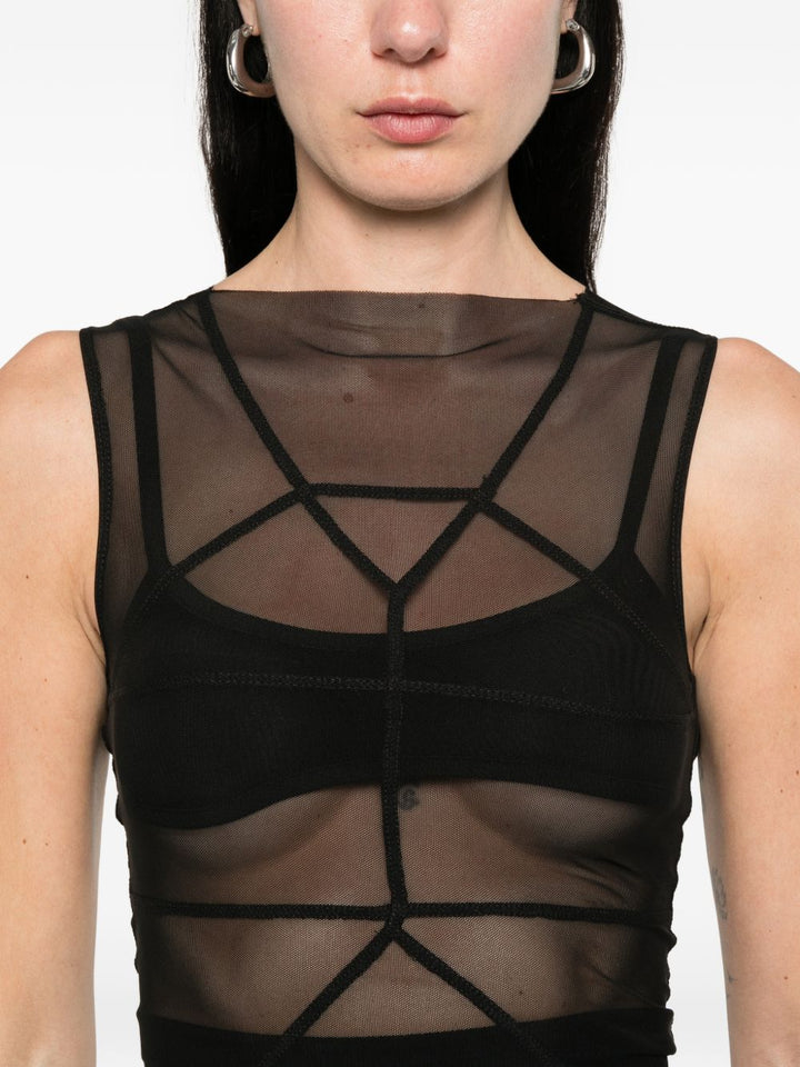 Rick Owens Top - BLACK | 9fa0118f11f1a01ea554c8efcf7498a0a6ab3895