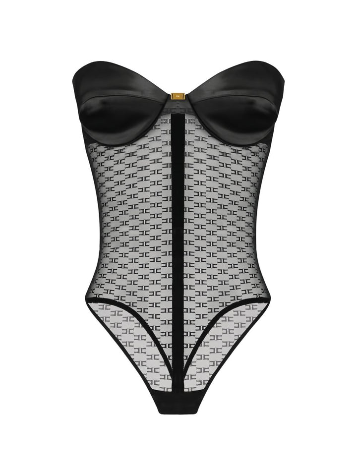 Elisabetta Franchi Top - Blacks and greys | 235ef020855b68d71792e7d25e60e2636df0e252