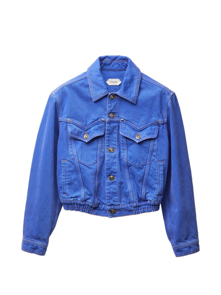 Versace Coats - Blue and green | b5aeb1767e5cf55f46f1afb5734898ea9ce9003e