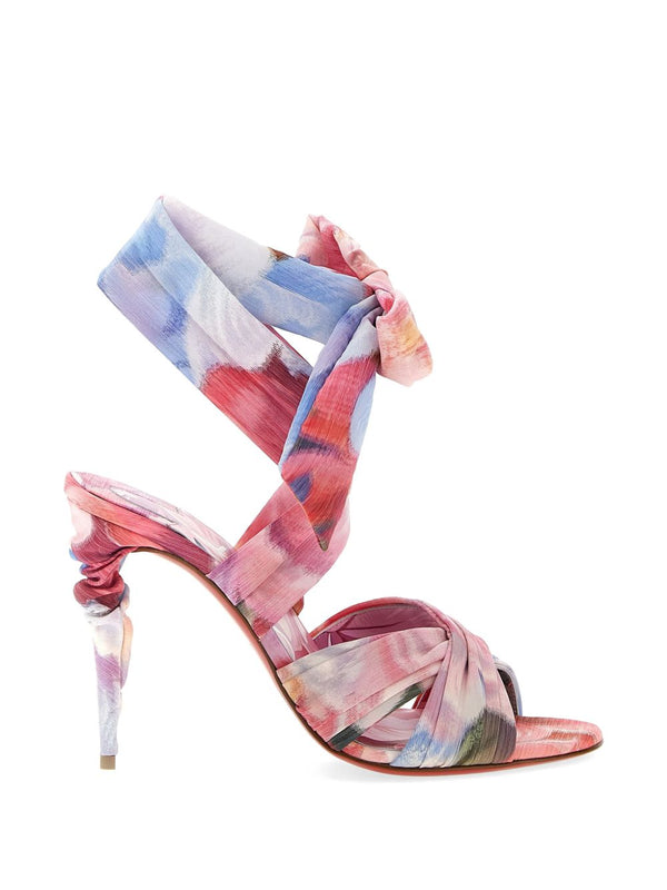 Affabula Peony Print Sandals