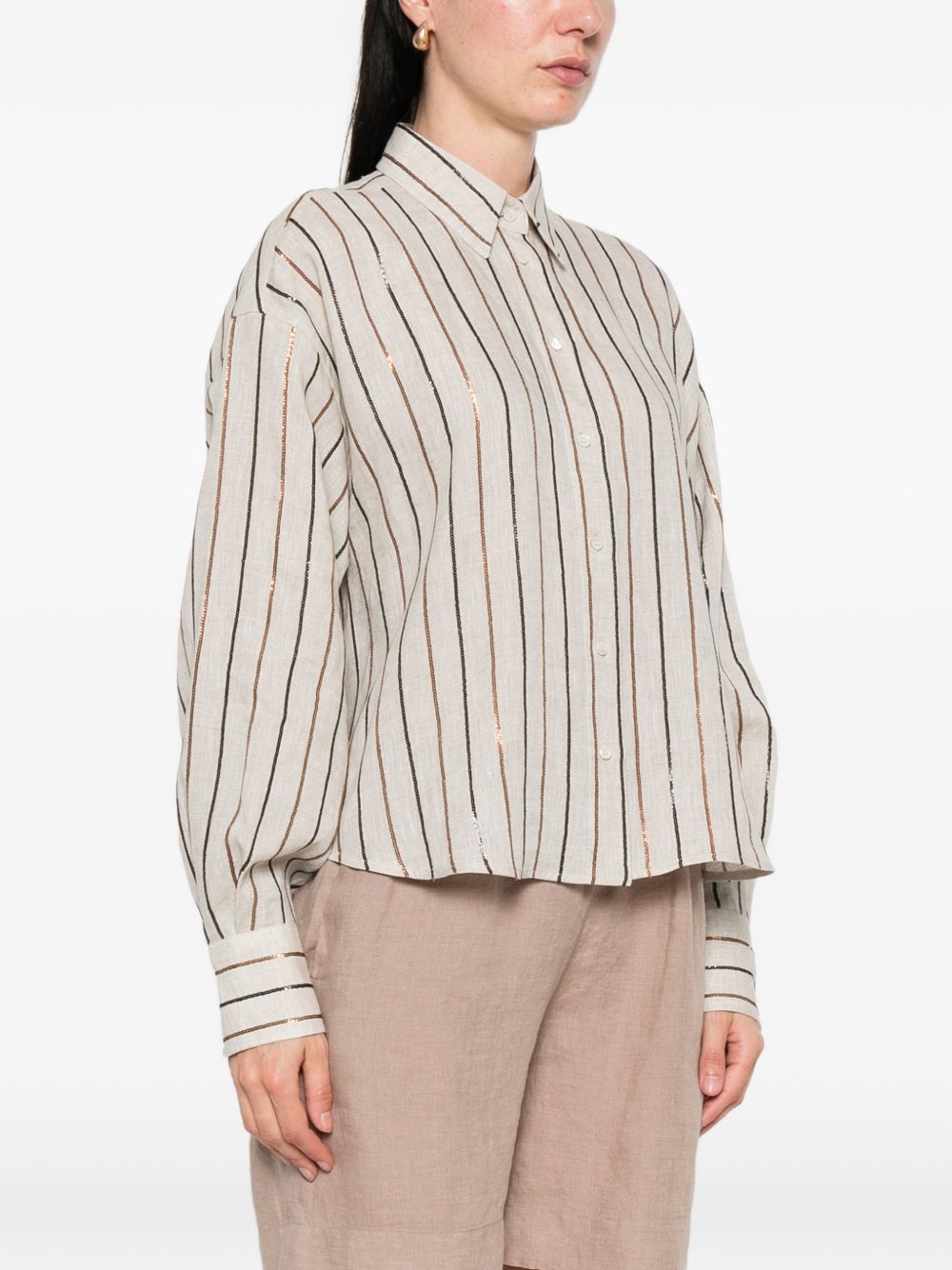 Brunello Cucinelli Shirts - Light and natural | 1c52422643601623a0e6ec5cad582578cf56e1dd