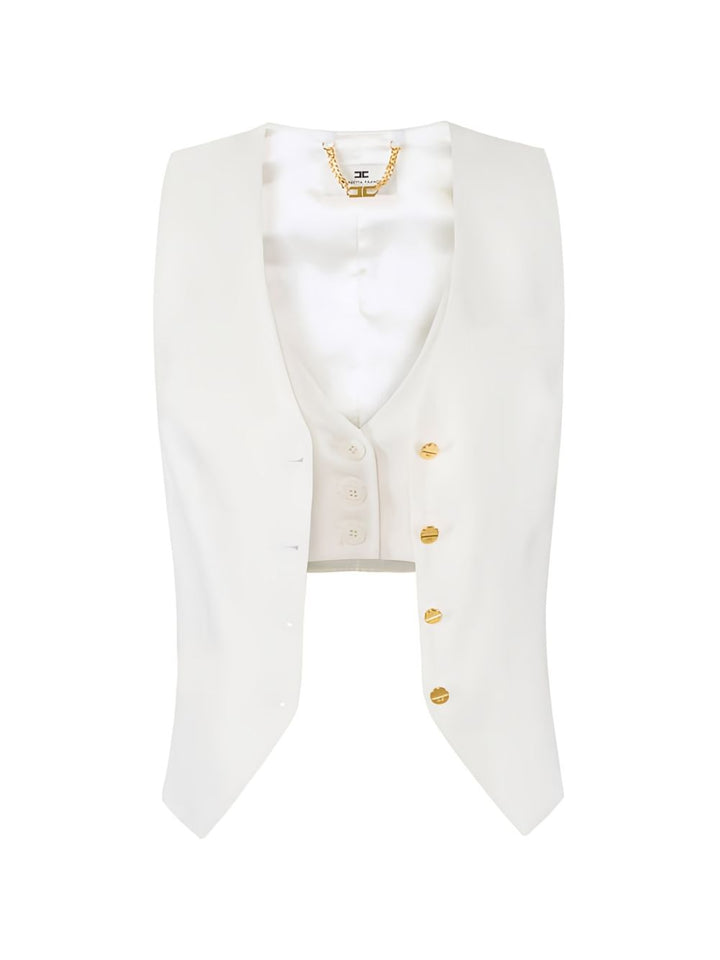 Elisabetta Franchi Sweaters - WHITE | 6ec5ef69f31b1e7bd7393142941e8116658409ca