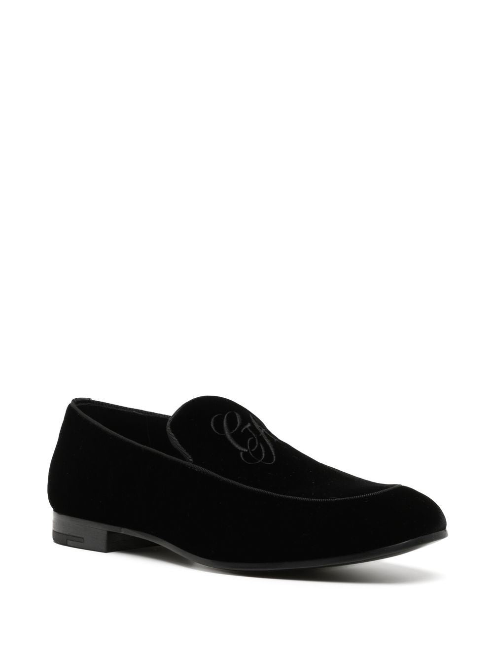 Giorgio Armani Flat shoes - BLACK | 6f5b6a4fc29781dbe9fa8fd7d348249ad3ea9b82