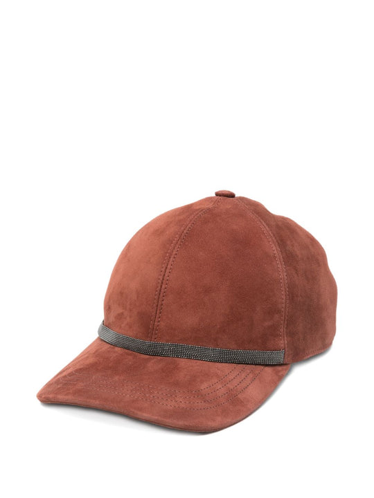 Leather Baseball Cap