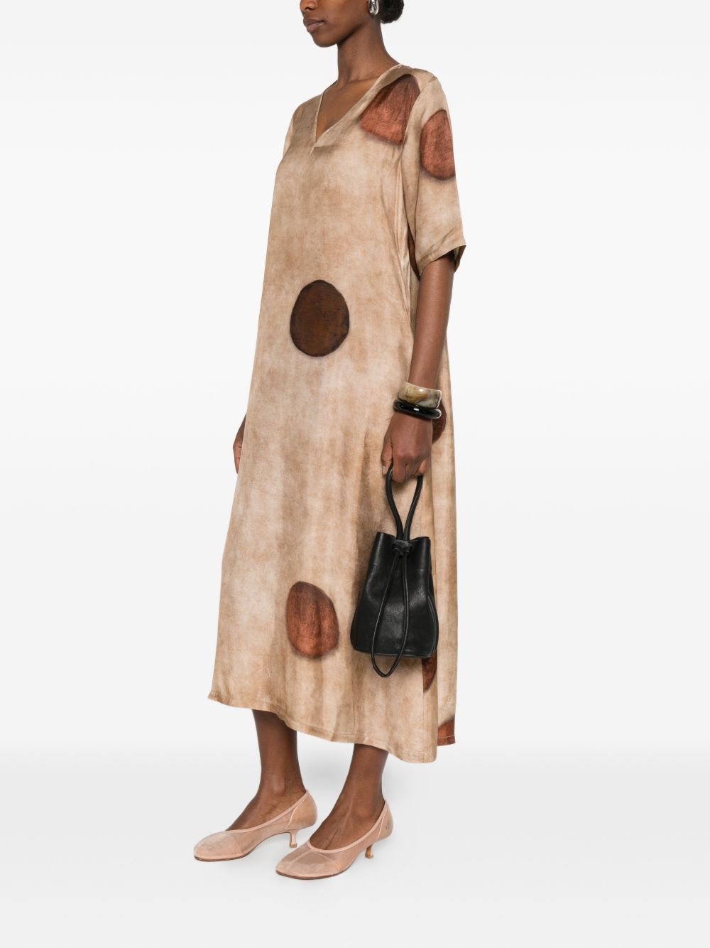 Uma Wang Dresses - BROWN | 4cf0edd2fb48efc9223cab974a95ef16b7d88fdb