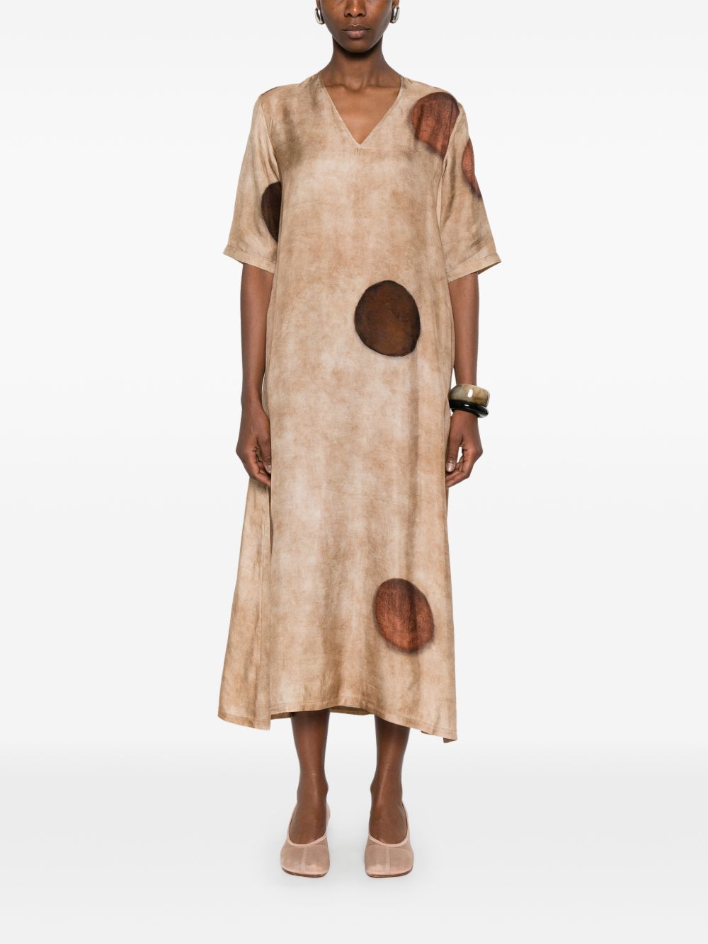 Uma Wang Dresses - BROWN | c68da8498a3b6f0a8f970179a74541f11ec211c8