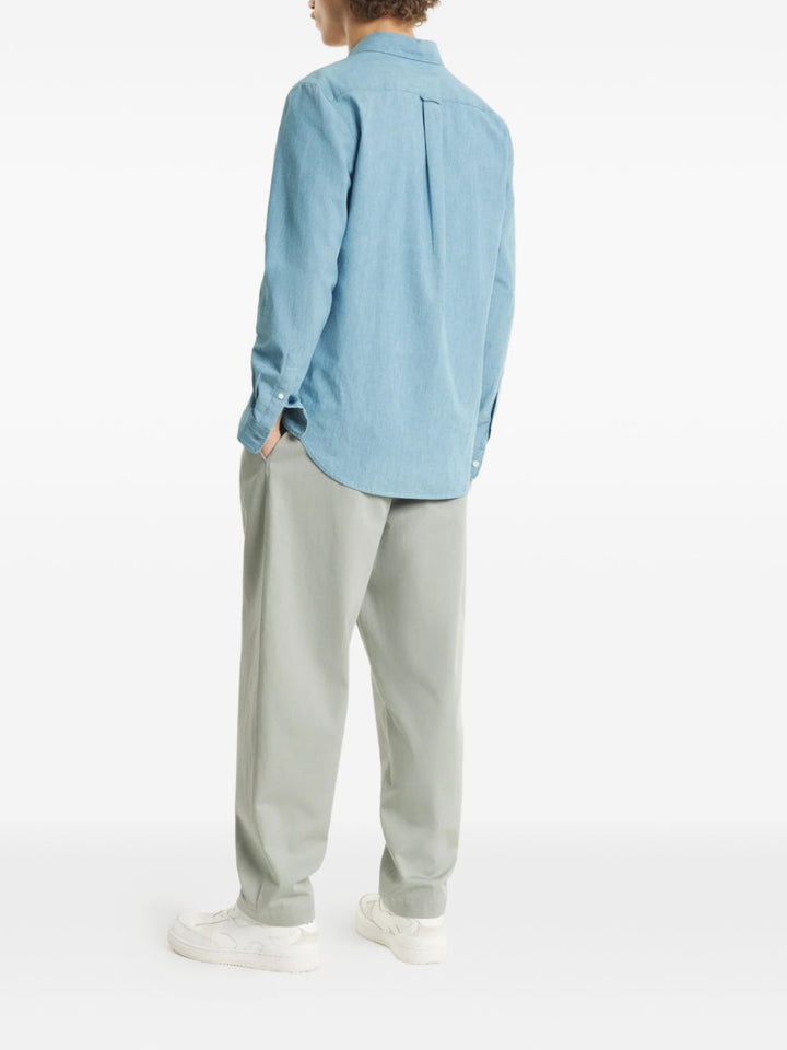 Maison Kitsune' Shirts - BLUE | f66fdd59c73bc4162bded98e91a99b4b29bb9270