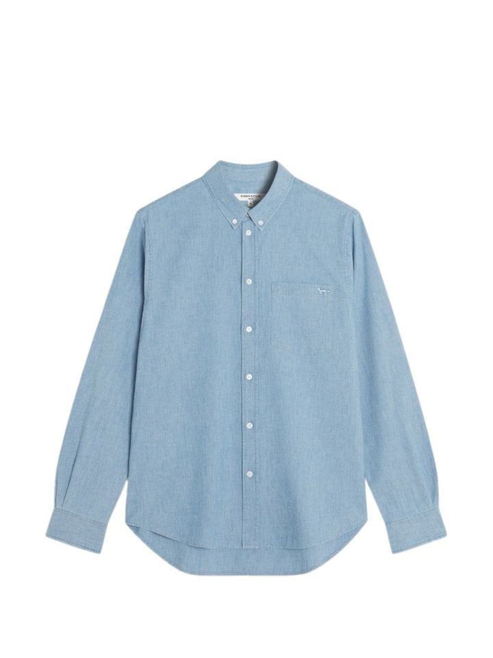 Maison Kitsune' Shirts - BLUE | d62f9bd7d2dc8b4423c5d3afa44523016213c747