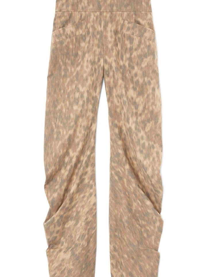 Ganni Trousers - Chiari e Naturali | e4937dc1d136996665702a264ba8b45149b782da