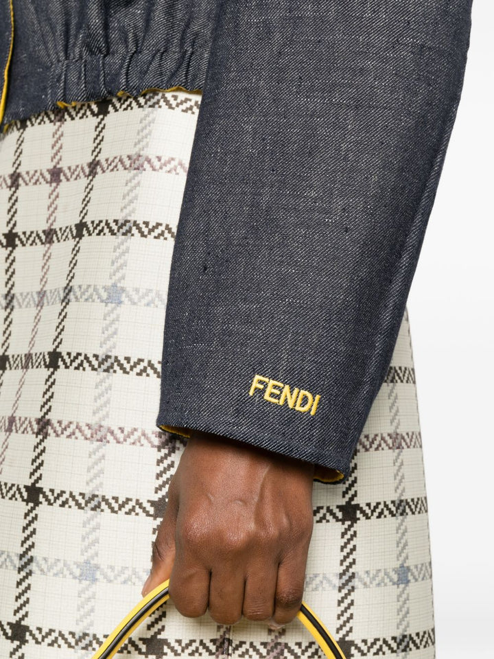 Fendi Coats - Blu e verdi | a62b8da128c192a804dd4522917f098561ba96ce