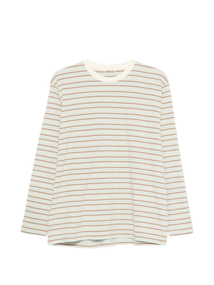 Auralee T-shirts and Polos - Blue and green | 2c63e206474fade7e4f9a7ecc45ee7ddb721b465