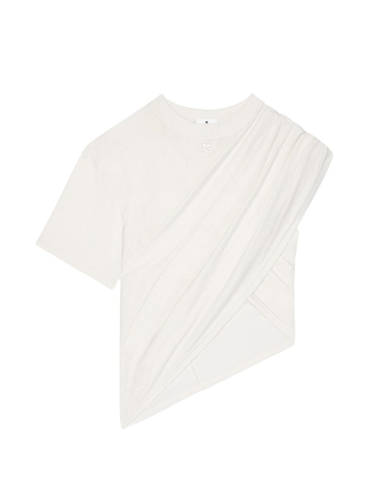 Courreges T-shirts and Polos - WHITE | db4dcdc1e15c85ff294d1c878969513bbad00d83