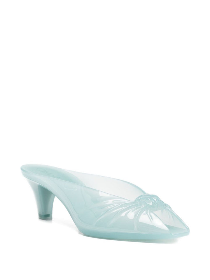 Chloè Sandals - Blu e verdi | 0ef44021341dd6db6ec211cfa5d3529785603101