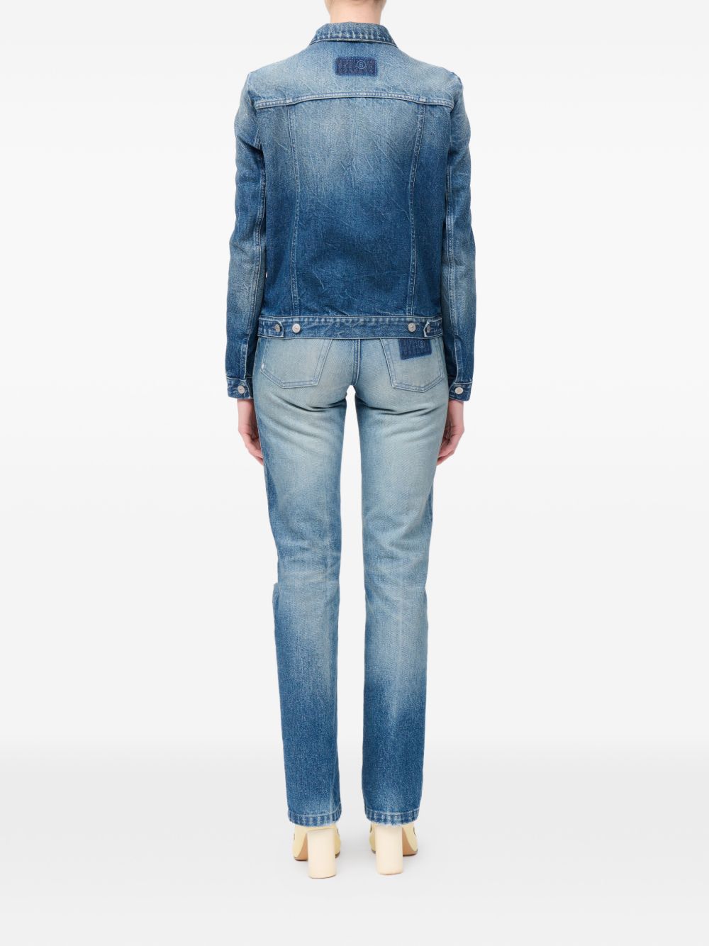 Mm6 Maison Margiela Coats - Blu e verdi | 5ba3bcf2b19f552ddfbf92d7d6ae2cf7c9320803