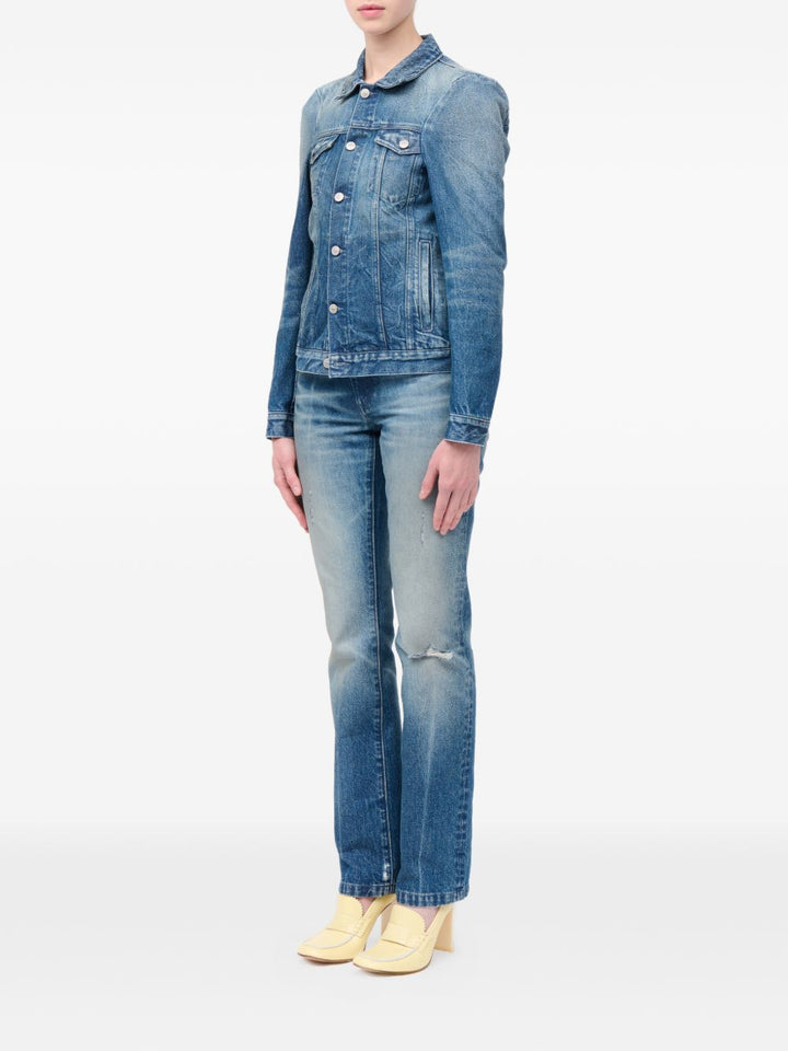 Mm6 Maison Margiela Coats - Blu e verdi | 5dccba1f70908eae1b62593d6959b0b25757d212