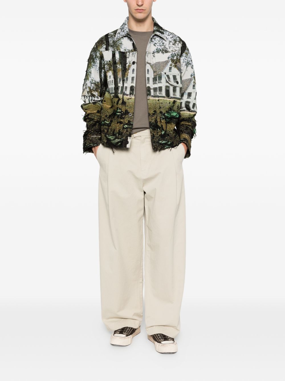 Junya Watanabe Jackets - Blu e verdi | 97b965a37db1a8fb77659544b53128f6440255e7