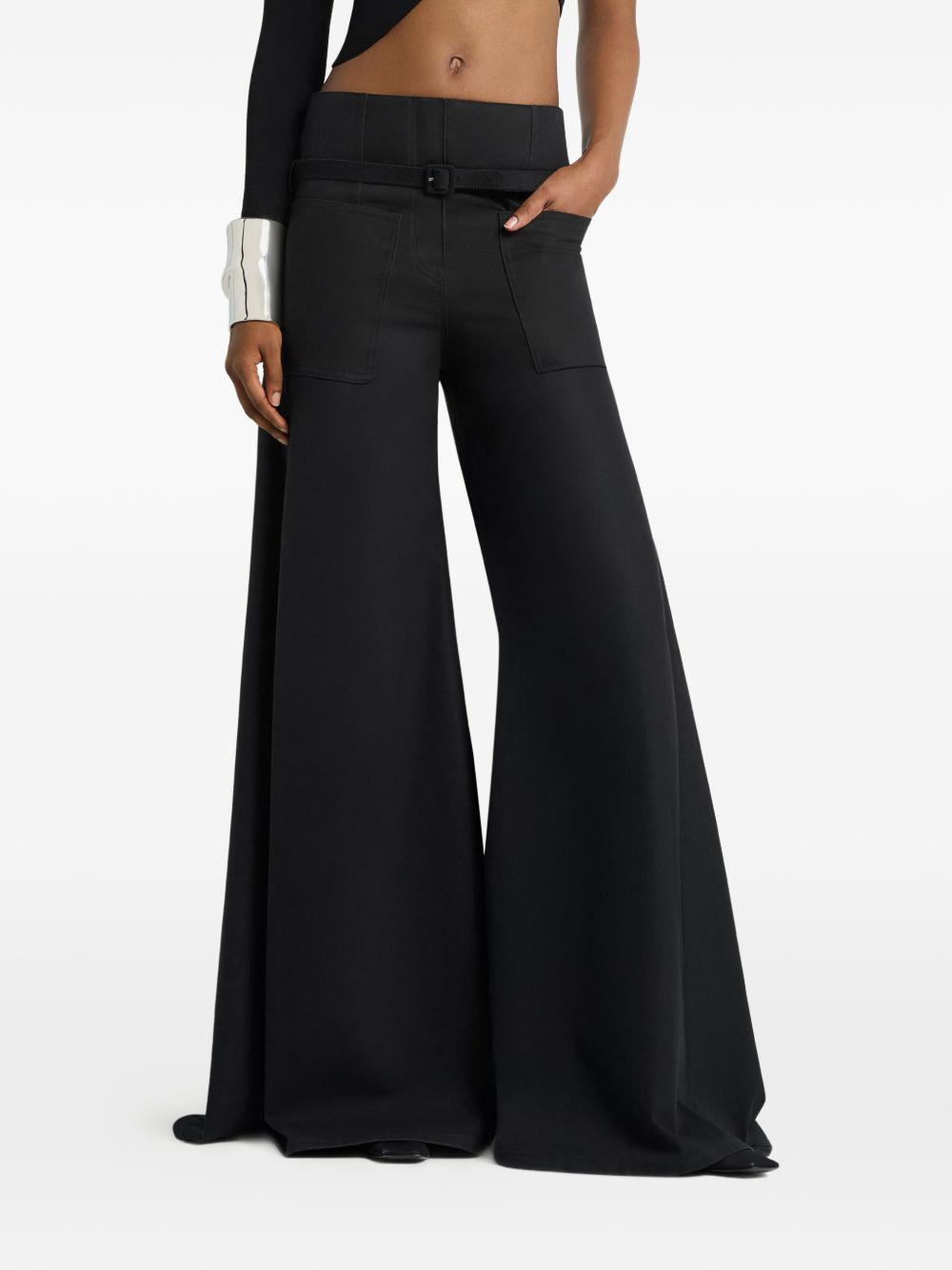 Courreges Trousers - BLACK | 0beea9471328a2ede8781eeb89ec8af714c6e96a