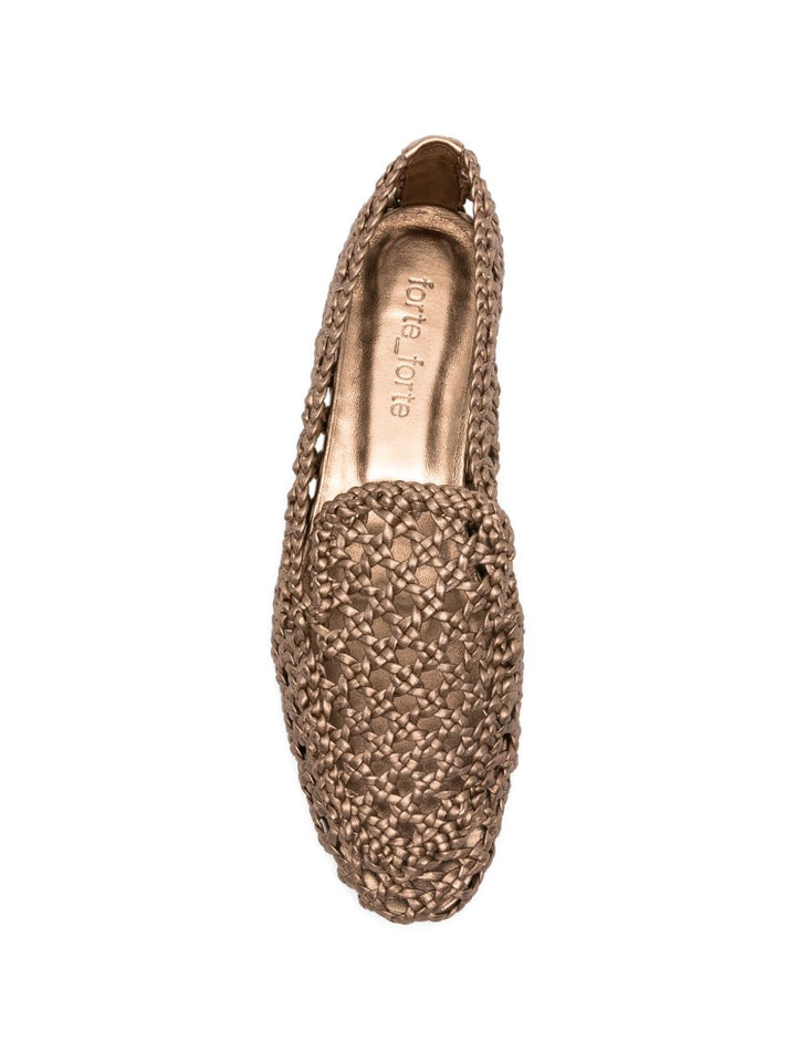 Forte Forte Flat shoes - BRONZE | b4f139b8ee91a9ce148faadf278bd1c39c540aac