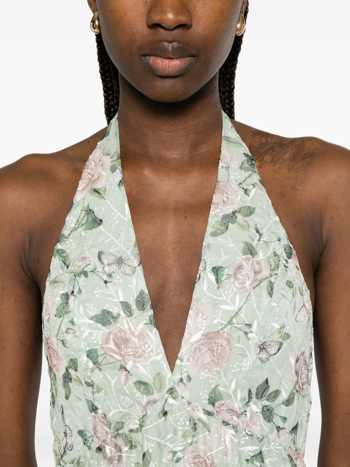 Alice + Olivia Dresses - Blue and green | a95853304b3d72d173f5aa3232bc512c504659b6