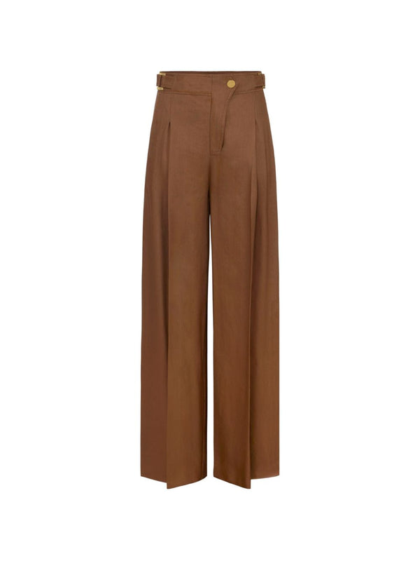 Linen Blend Trousers