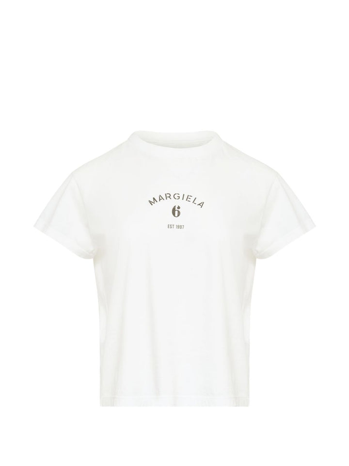 Mm6 Maison Margiela T-shirts and Polos - Chiari e Naturali | e35e5c560144b4f349c5cf73327ad70b8d9adad5