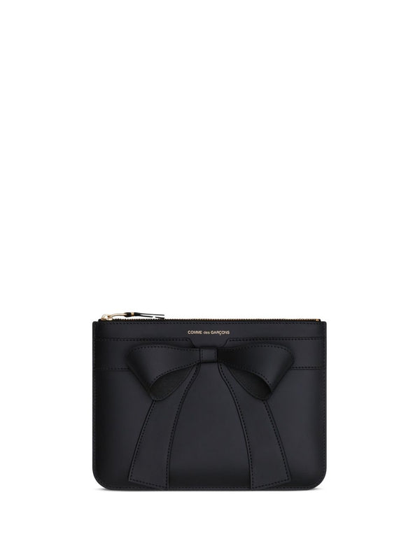 Big Bow Portacarte in Pelle