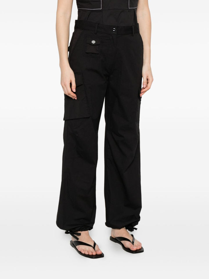 Ganni Trousers - Neri e Grigi | 21b91968147a0de585ce2444fc1dc8c1317beb2a
