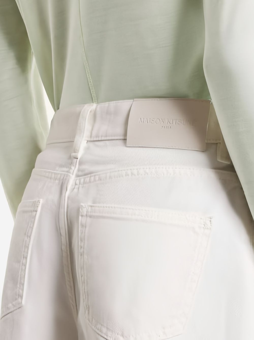 Maison Kitsune' Shorts - WHITE | 25b45aae88009c20198487bc8dba8745c04fa089