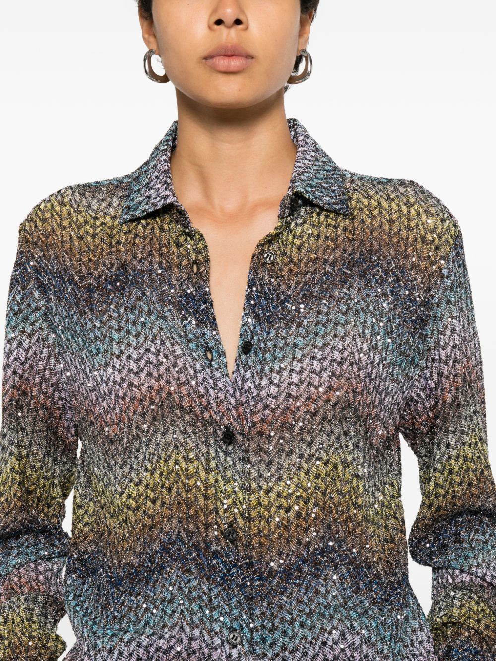 Missoni Shirts - Blu e verdi | 1783916edc6450720406cf06970fc06757b31f82