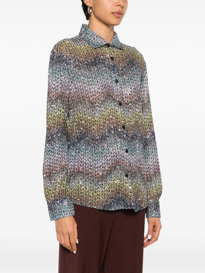 Missoni Shirts - Blu e verdi | 80a4d79208d480acce143e30b5778bf171808824