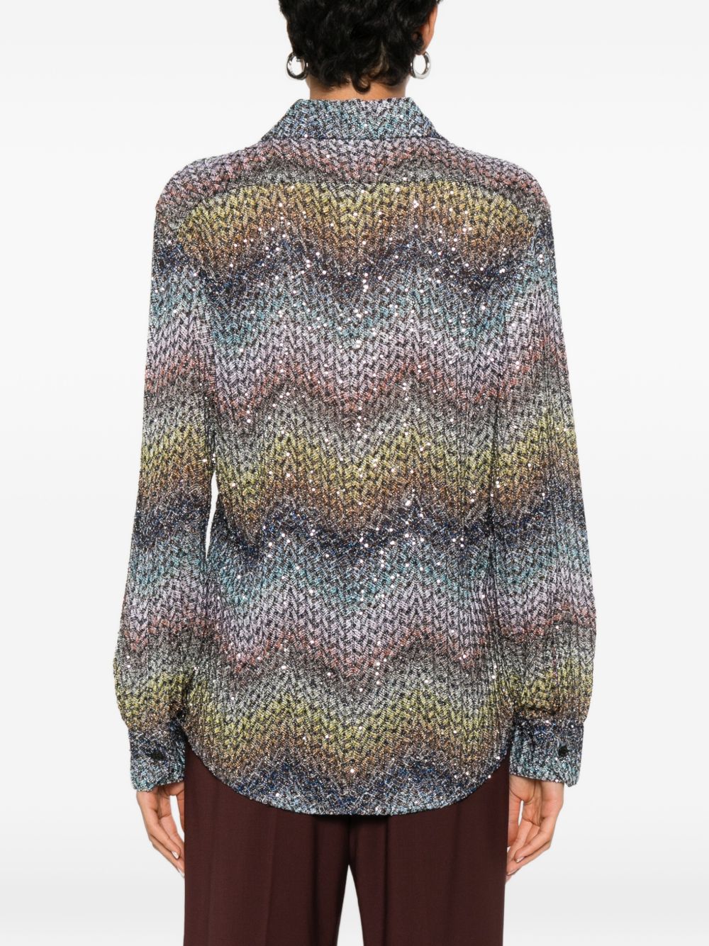 Missoni Shirts - Blu e verdi | b12bf822c68592abc8df11ea191483da1ddf4fe5
