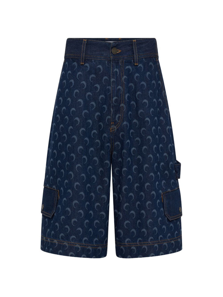 Marine Serre Shorts - BLUE | 903328ae4b245abce5b6111873489a2c25388607