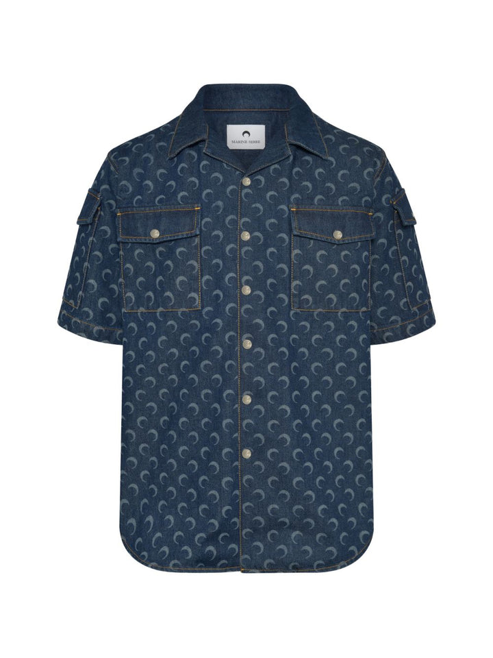 Marine Serre Shirts - BLUE | 48050c17fef0c34c07b1d3b65733a53aaf49b360