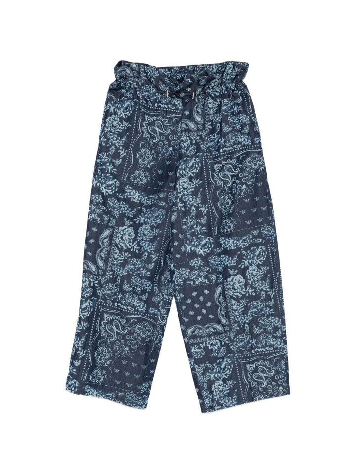 Emporio Armani Trousers - Blu e verdi | 59cf54ace1850efccb8cfdc2883a429348a891bc