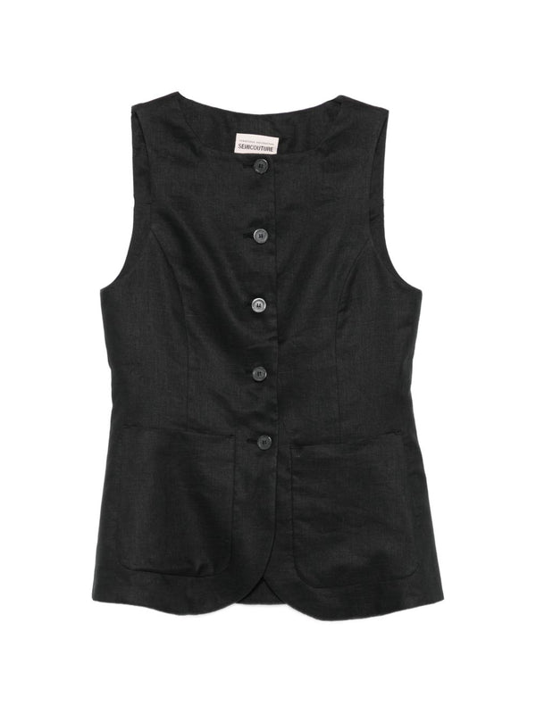 Glenna Linen Vest