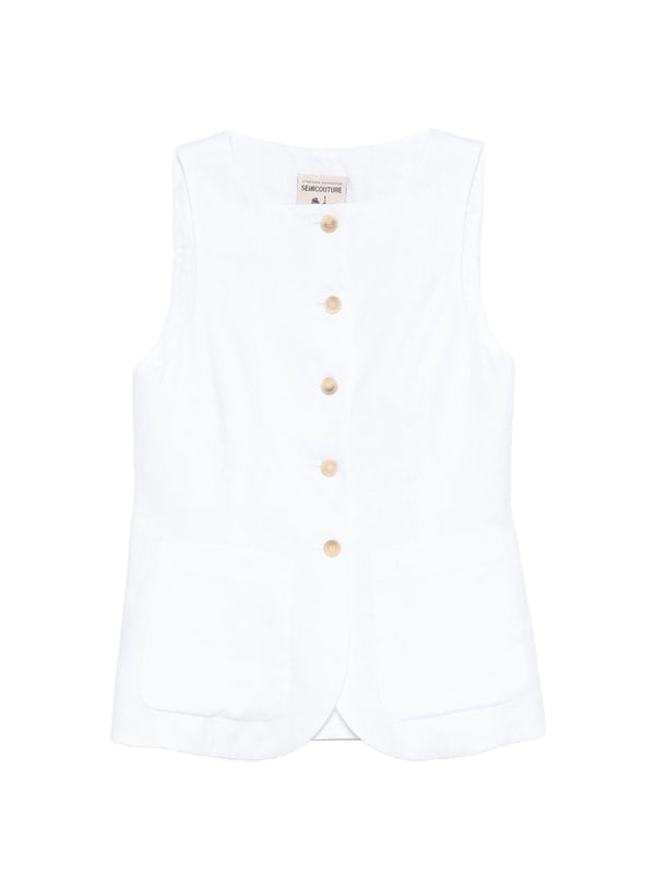 Glenna Linen Vest