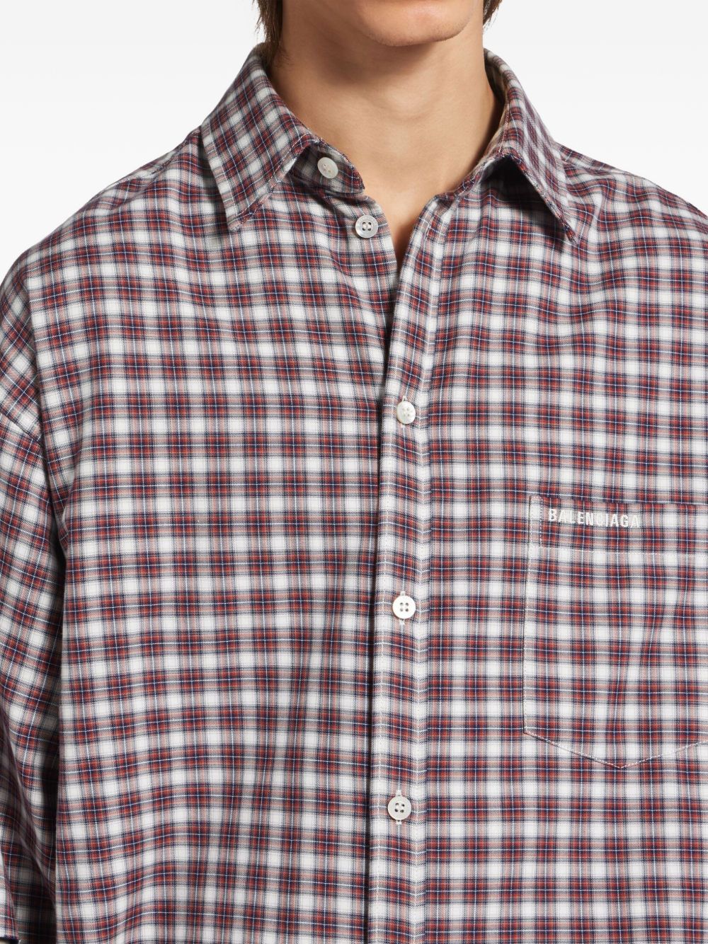 Balenciaga Shirts - Blue and green | 5d7e07f901362482cb6fa6efc29ef033f87ca03e