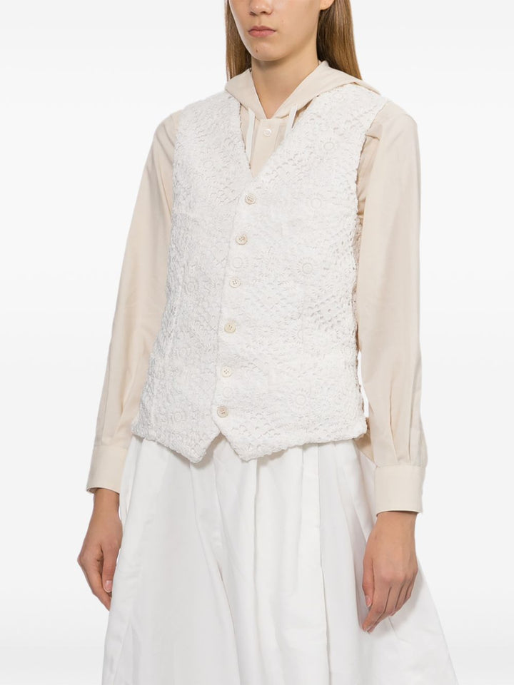 Comme Des Garcons Sweaters - WHITE | aa68368bc6e7a7e0417f0ecb5f1cf202a43a5f67
