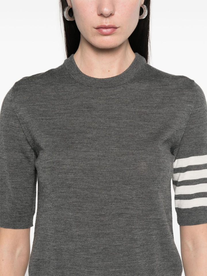 Thom Browne Sweaters - GREY | 442171eaf0f2182cbb161a90107ab39e7fe6da37