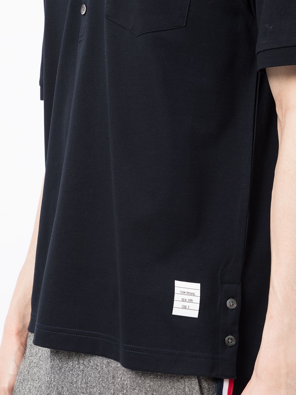 Thom Browne T-shirts and Polos - BLUE | 1cb003c044d35da7c6c05b654f16b53f92cc9872