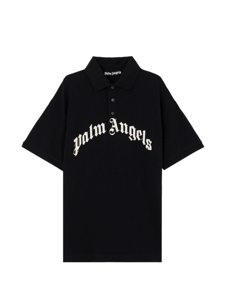 Palm Angels T-shirts and Polos - BLACK | b74390aee5a48c3204cf28477d7b33d7c908a9a3