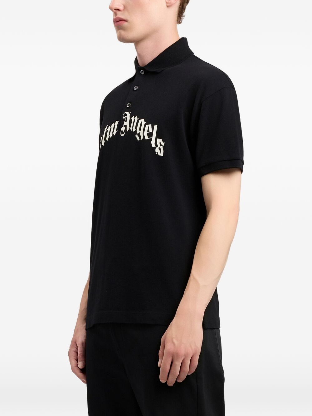 Palm Angels T-shirts and Polos - BLACK | bd6af9312a329450283314624fce97eea10086f6