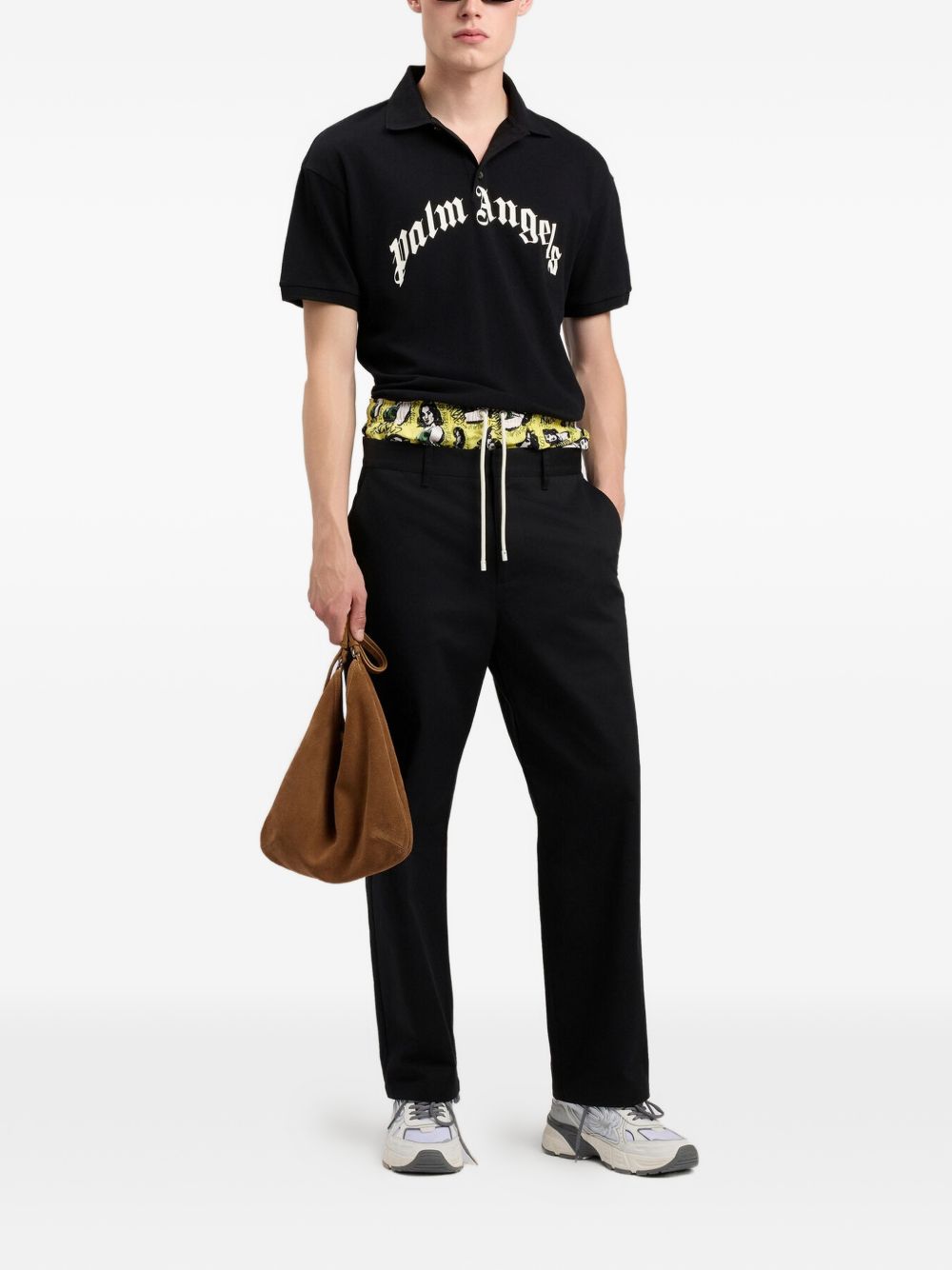 Palm Angels T-shirts and Polos - BLACK | c3eeb97447a0d61fb13be683cb640e1fc373e2f9