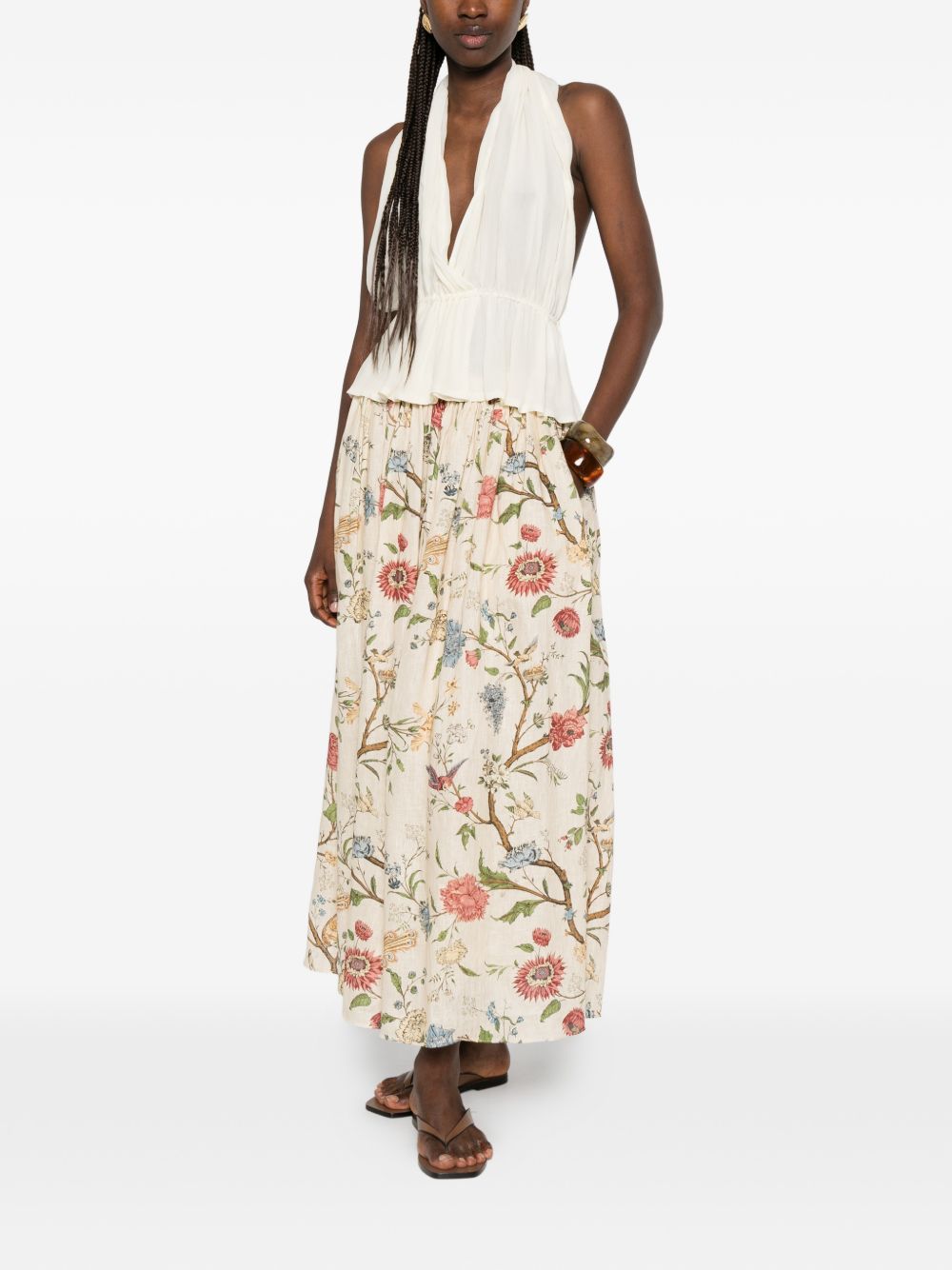 Into The East Trousers - WHITE | 1696442fa9ed2fa73497ab683f6719cda3dcb560
