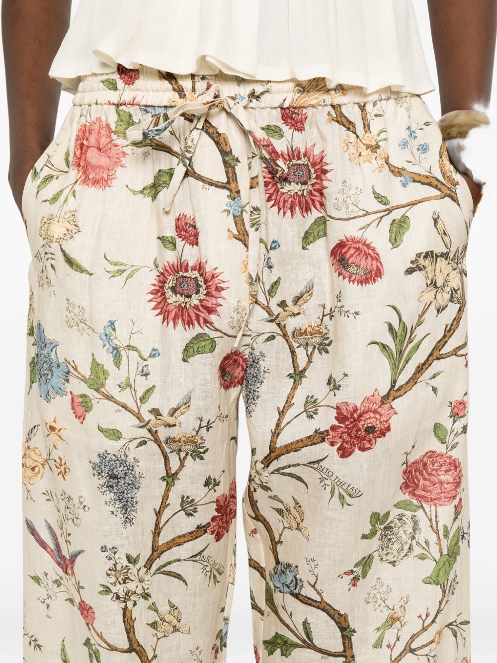 Into The East Trousers - WHITE | ee91d13b74a0a327e45cc3a6f67fa53757af3729