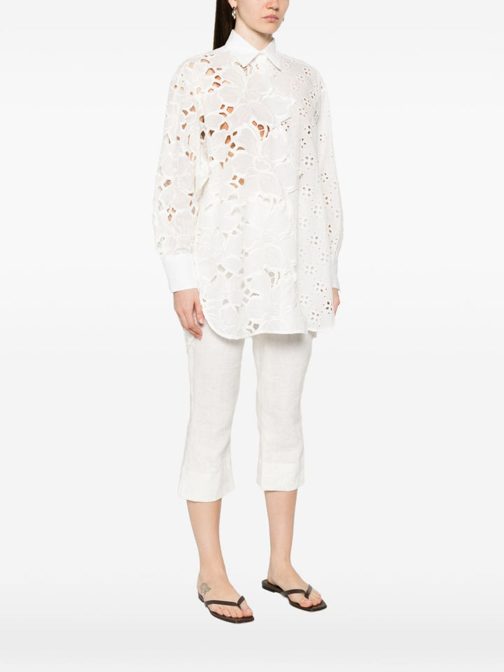 Ermanno Scervino Shirts - WHITE | ed9b7ef5fa4800bb8b79add2f22e6f7f8ac4c74d