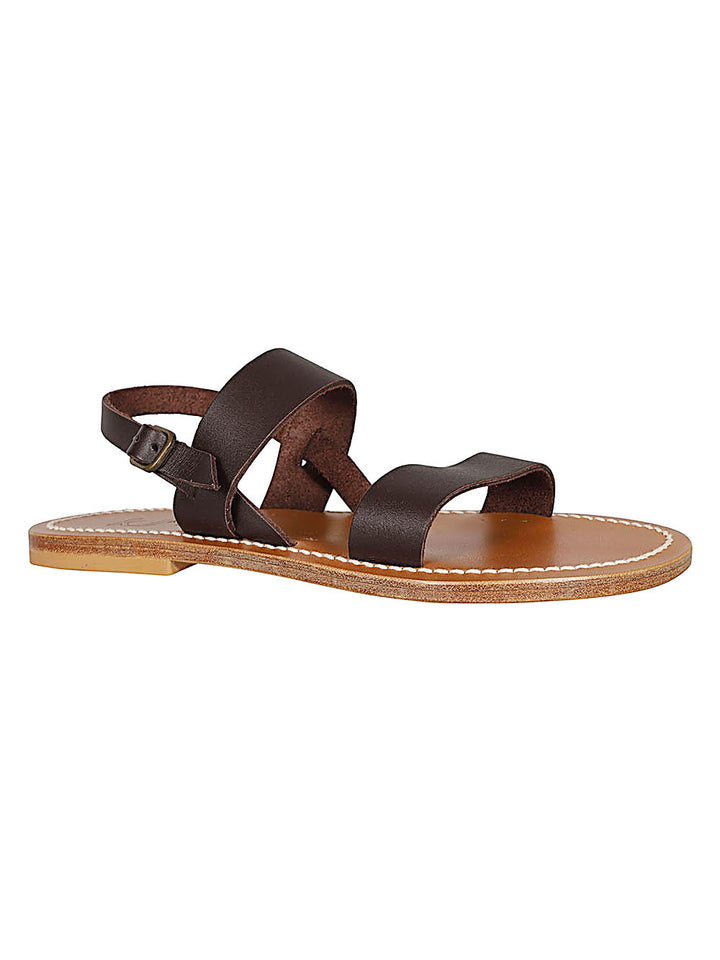 K Jacques St Tropez Sandals - Marrone | c75491aa5e524234648a3c7fa96959cebdc340f4