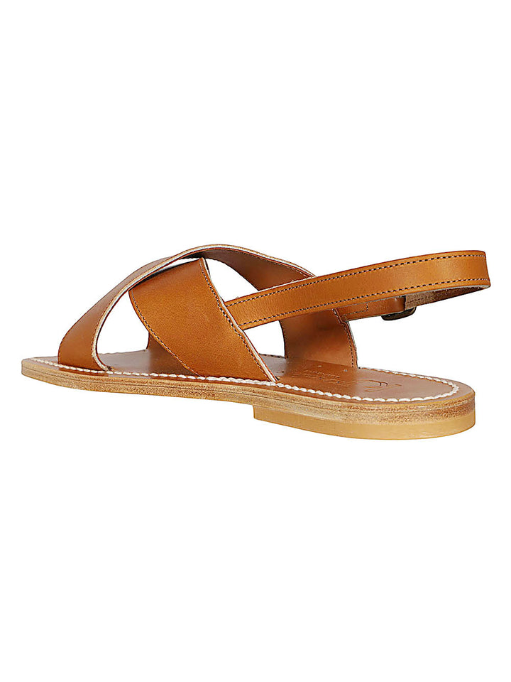 K Jacques St Tropez Sandals - Marrone | f668b099ae511d2ab598f74e73f684d187d56b04