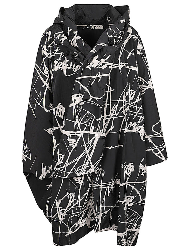 Printed Blouson Jacket